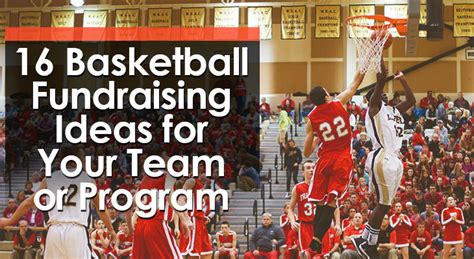 fundraising ideas for basketball teams